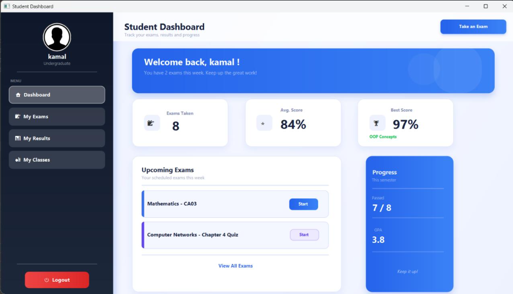 Online Exam Platform & Assessment Engine